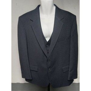 Perma- Prest Classic Collection action Separates ,Navy Blue suit jacket w/ Vest